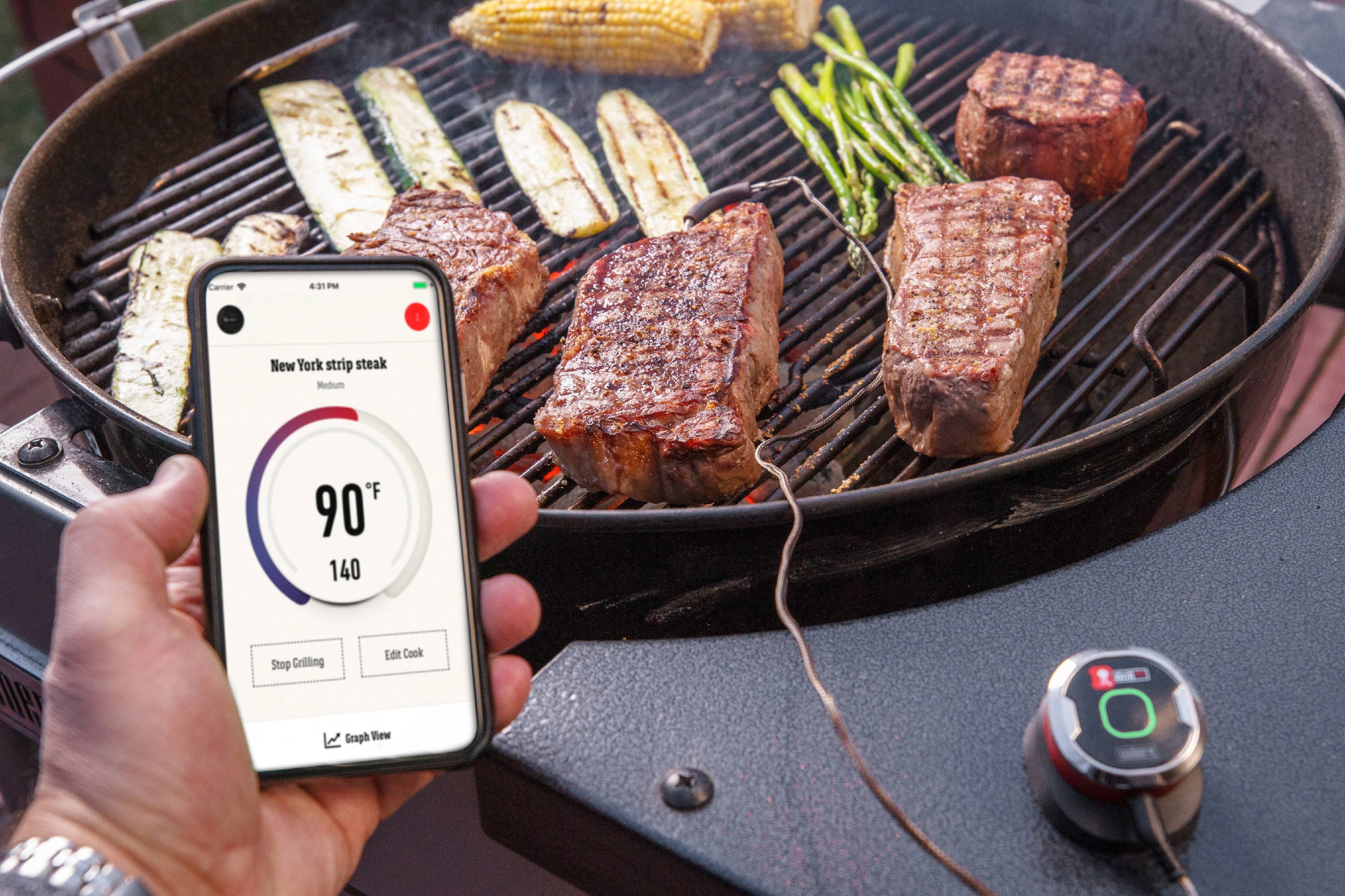 iGrill Thermometer Weber Mini App-Connected
