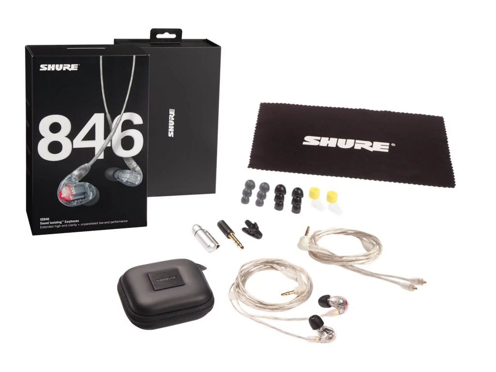 '- wired in-ear - - Sound - isolating Isolating noise clear jack - SE846 3.5 Shure Earphones mm -