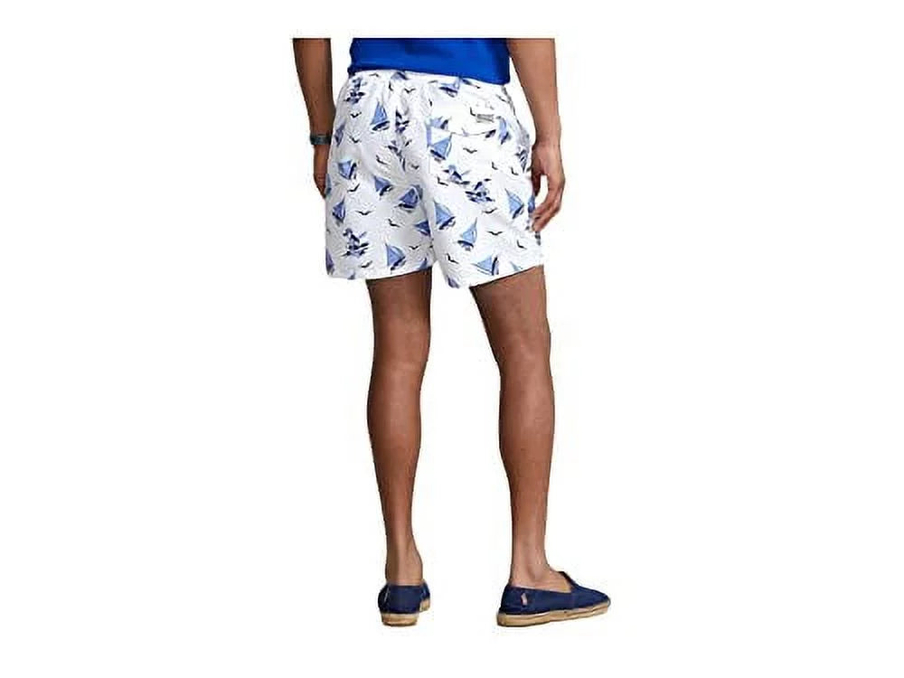Polo Mens Sailboat Beachwear Printed Lauren Swim Ralph Trunks