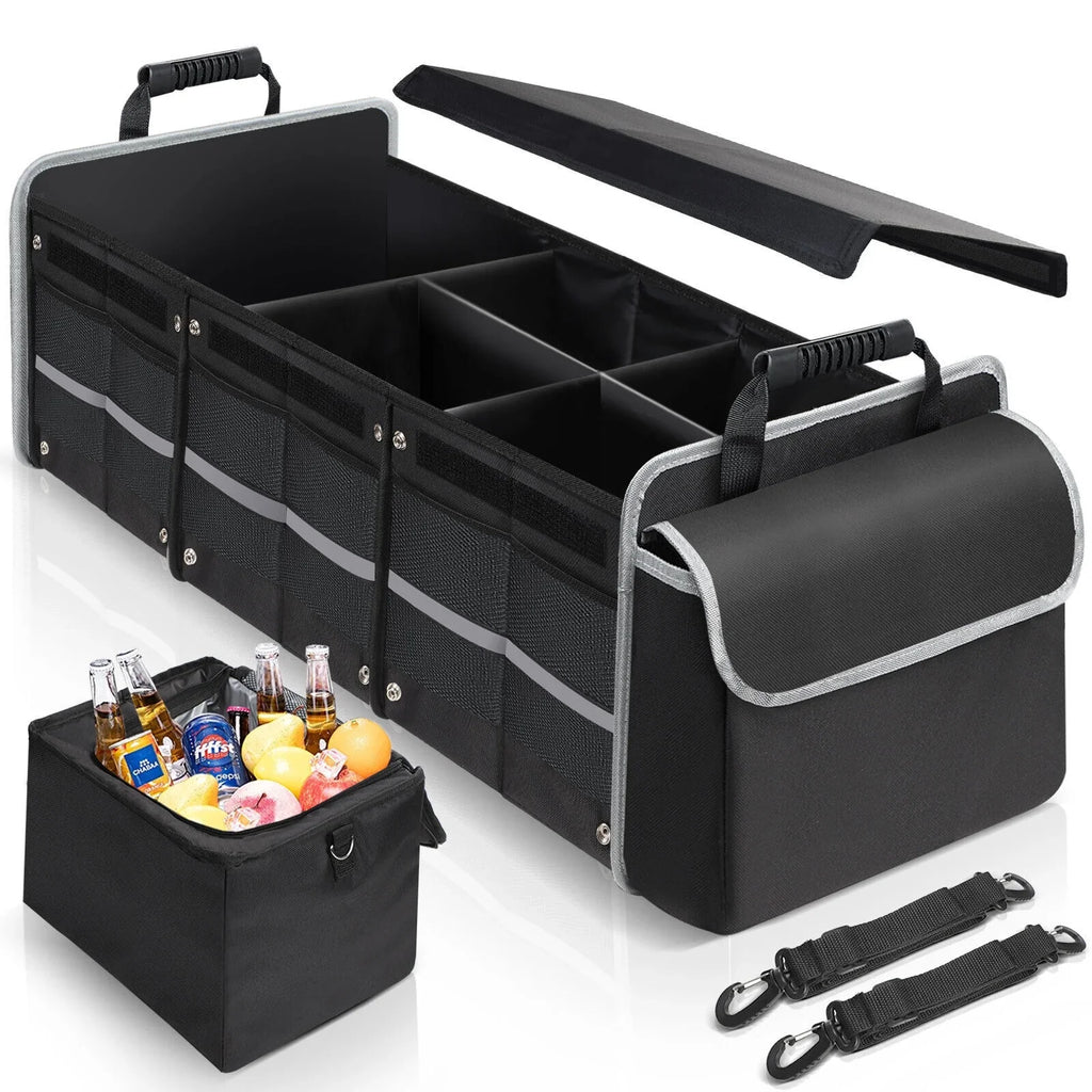 SUV Storage Multi Compartment Trunk Organizer Cargo for Truck US Car Container