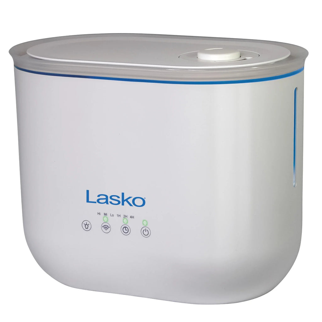 Humidifier Ultrasonic 370 Timer, Mist ft., with Sq. UH250 0.92 Gallon, 18-Hour Lasko Cool
