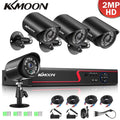 Video Phone HD Full KKmoon System with CCTV Recorder, Remote Digital 4CH DVR 1080P Monitoring