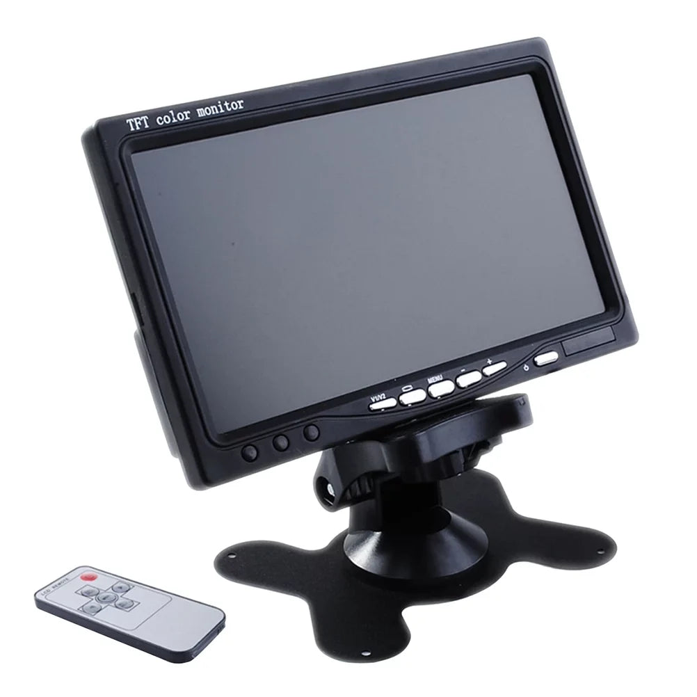 Backlight Camera Rear Color Reverse Monitor Backup Camera Car Mirror (Black) Serveillance Lcd Dvd View For 7" Tft Car