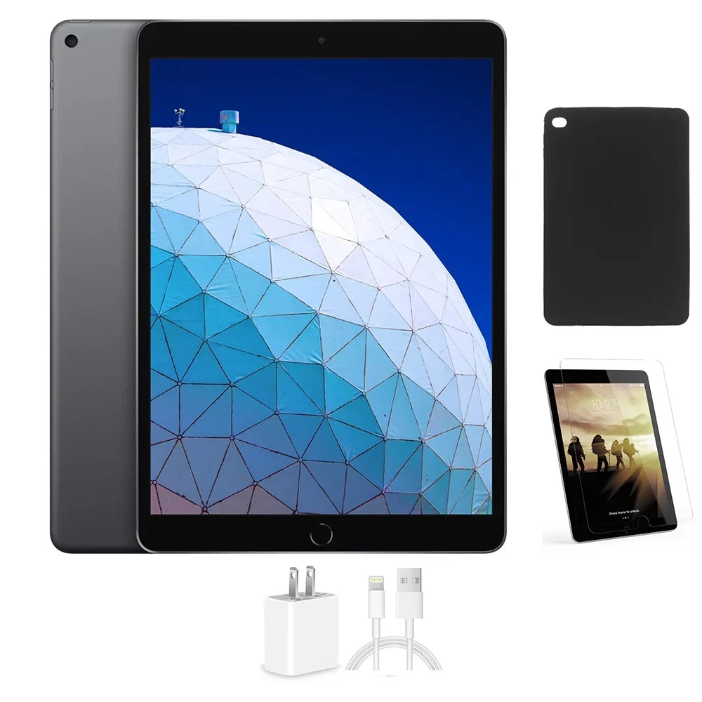 Tempered Case, Air Comes Restored Glass, 9.7-inch, Space Wi-Fi Generic 16GB, 2 with Charger (Refurbished) iPad Gray, Bundle: Only,