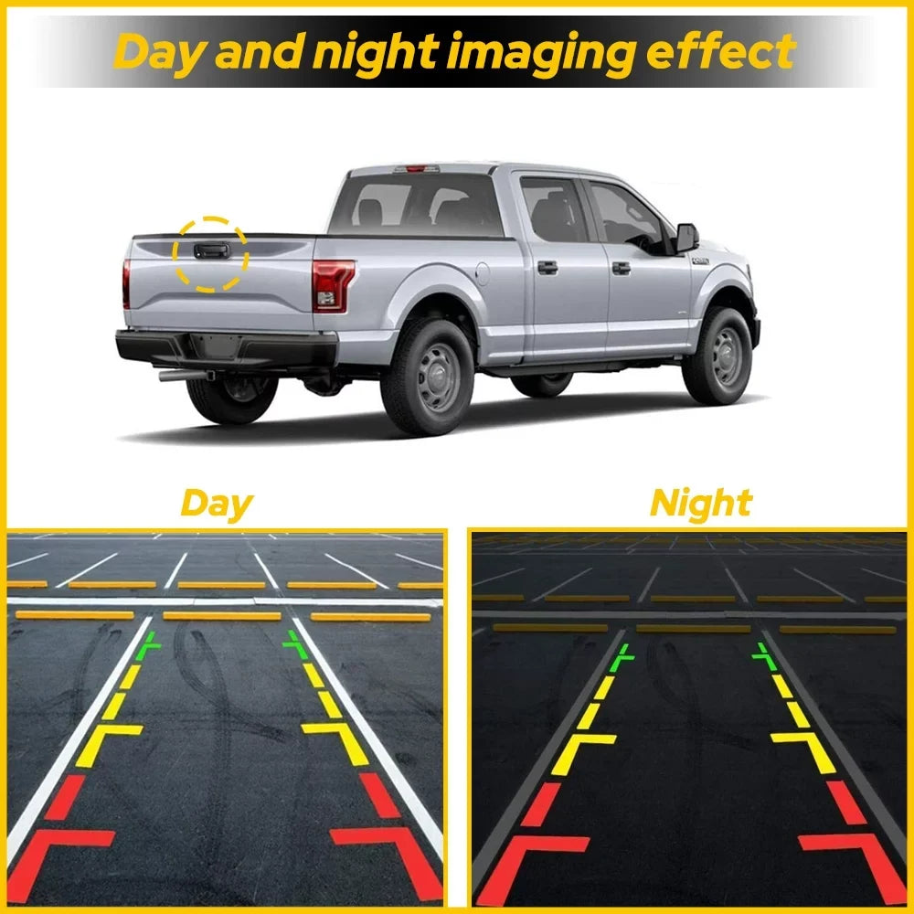 Camera Fits with Backup F550 2004-2014 F250 Handle F150 Tailgate F350 View 2008-2014 Rear For Camera F450
