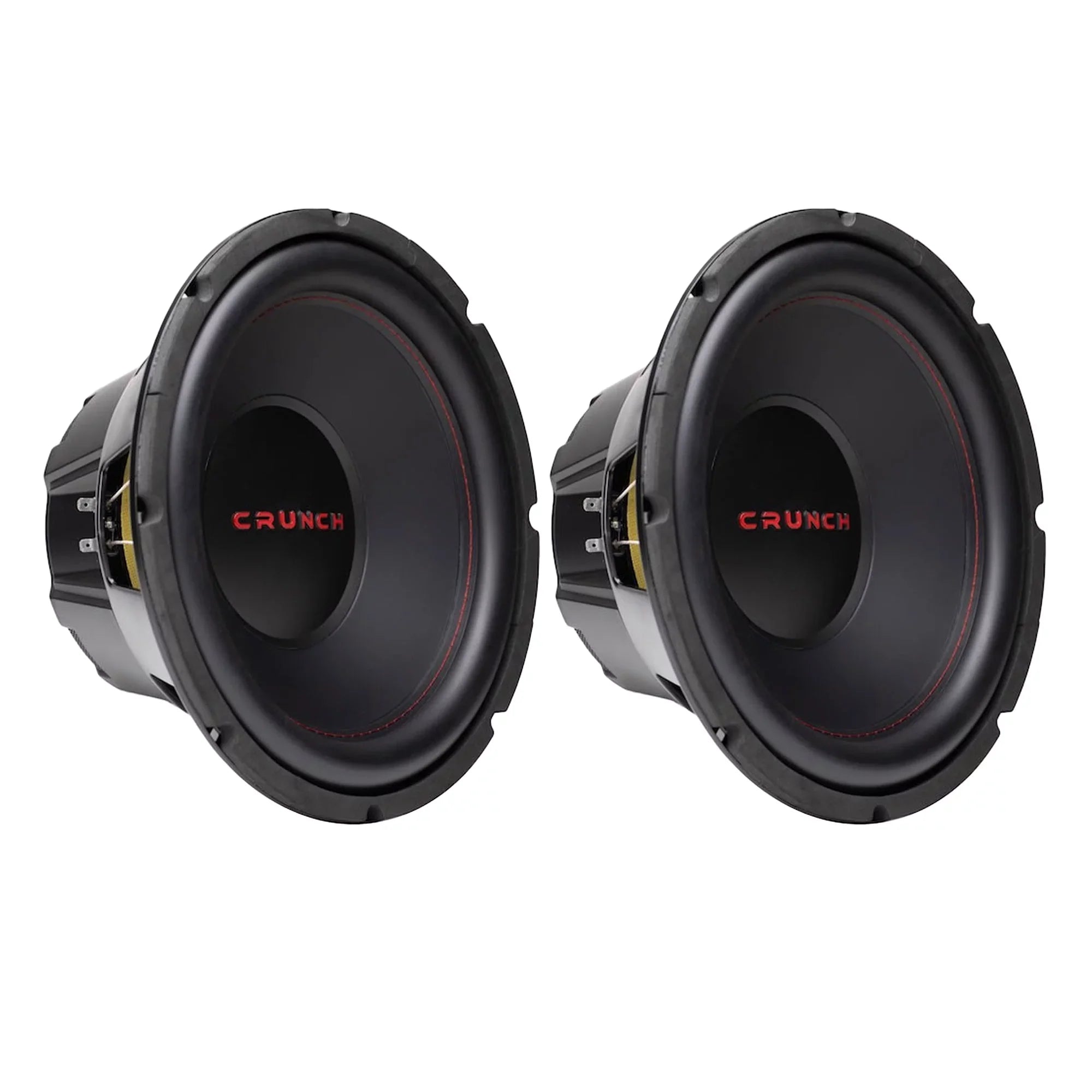 4 Speakers (2 Car Subwoofer Crunch Pack) 12 Coil Ohm Voice CRW12D4 Dual In