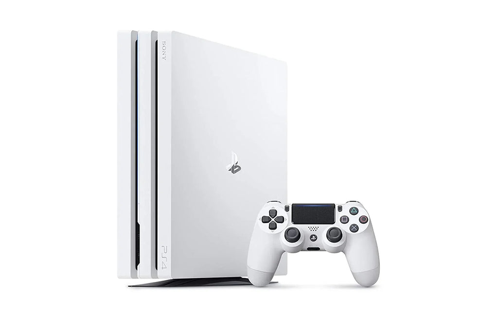PlayStation 4 Console With White Like 500GB Original AXTION + New Earbuds Microphone Gaming Matte Bundle BOLT Gaming