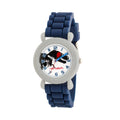 Silicone Plastic Grey Boys' Red Time Teacher Blue Balloon Strap, WRB000114 Watch,Dark