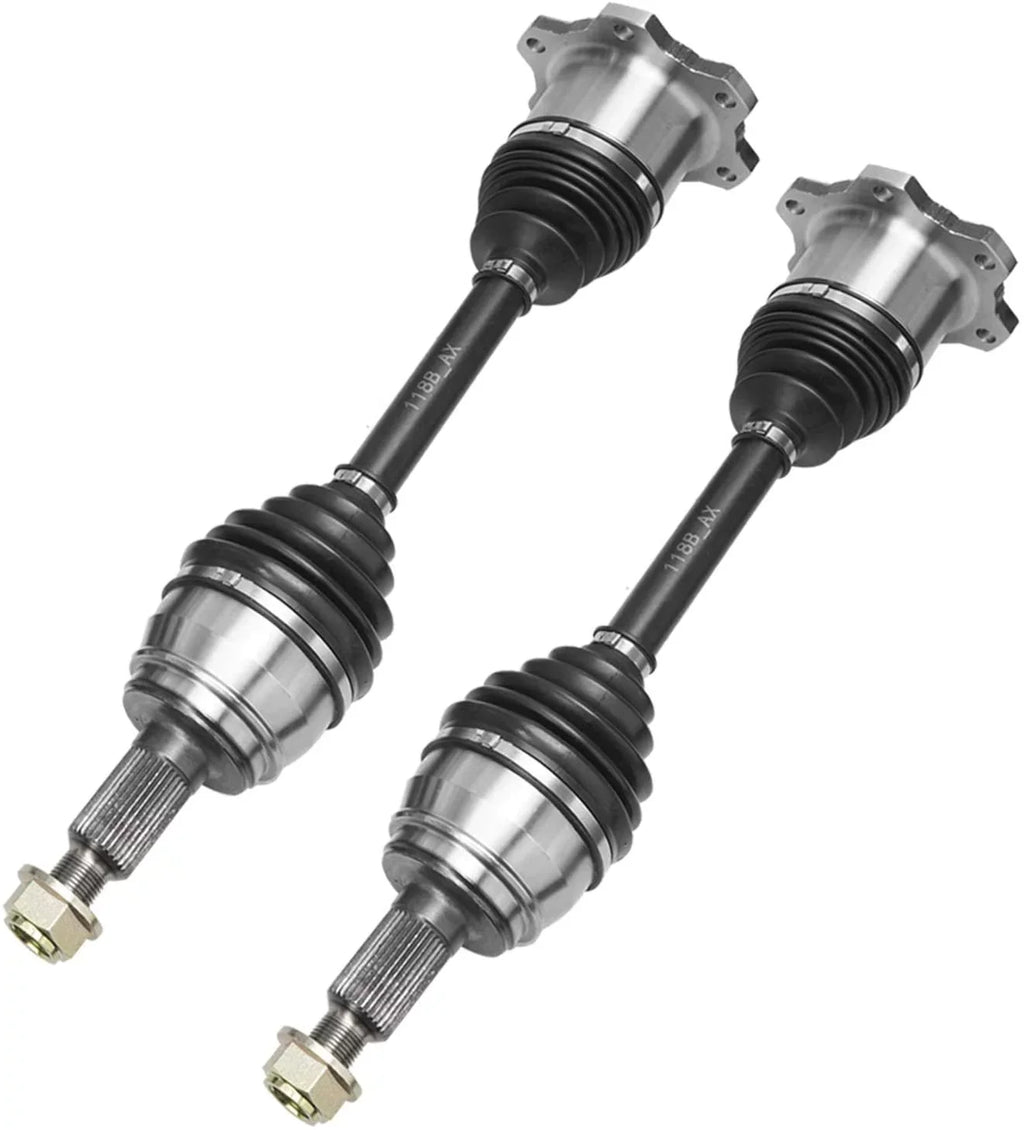 6 Replacement Detroit Lugs - Sierra Escalade XL Yukon Suburban Avalanche Assembly Front 1500 Shafts CV Axle Axle for ESV GMC Pair Axle CV Chevy Silverado EXT Tahoe Cadillac 4WD Shafts