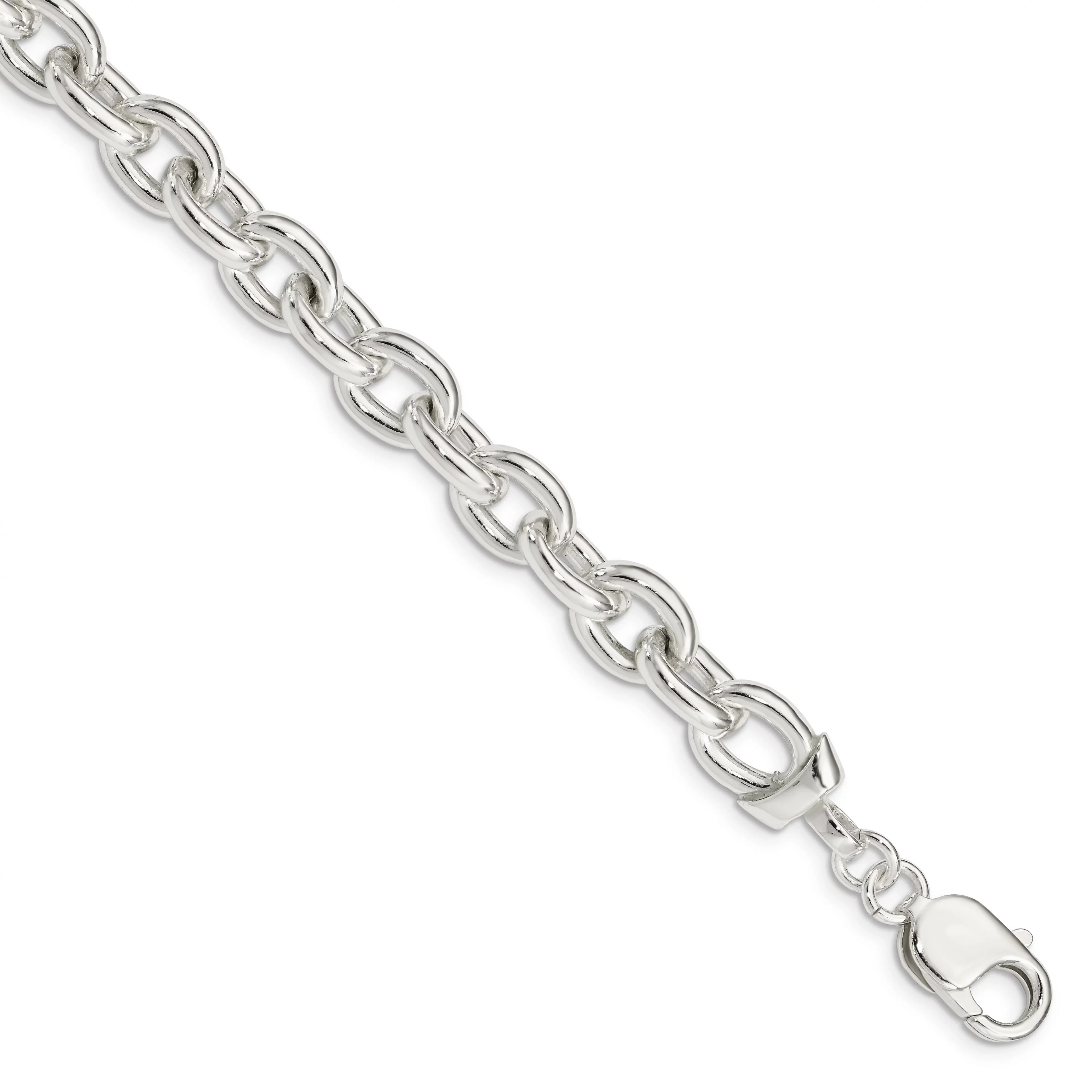 Sterling QG1553 Bracelet Silver Fancy Link