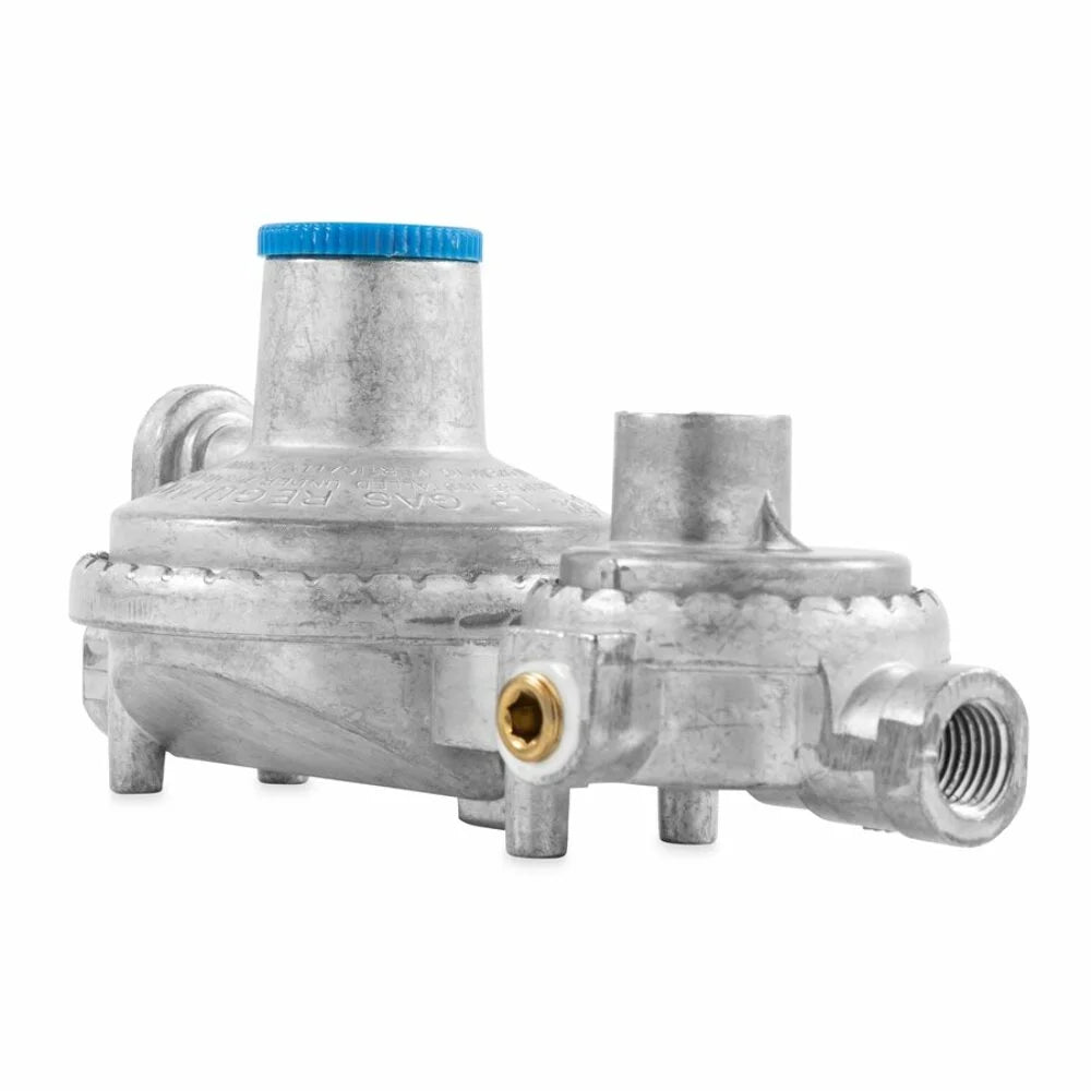 Regulator 2-Stage RV Propane Camco - Silver (59313) Vertical