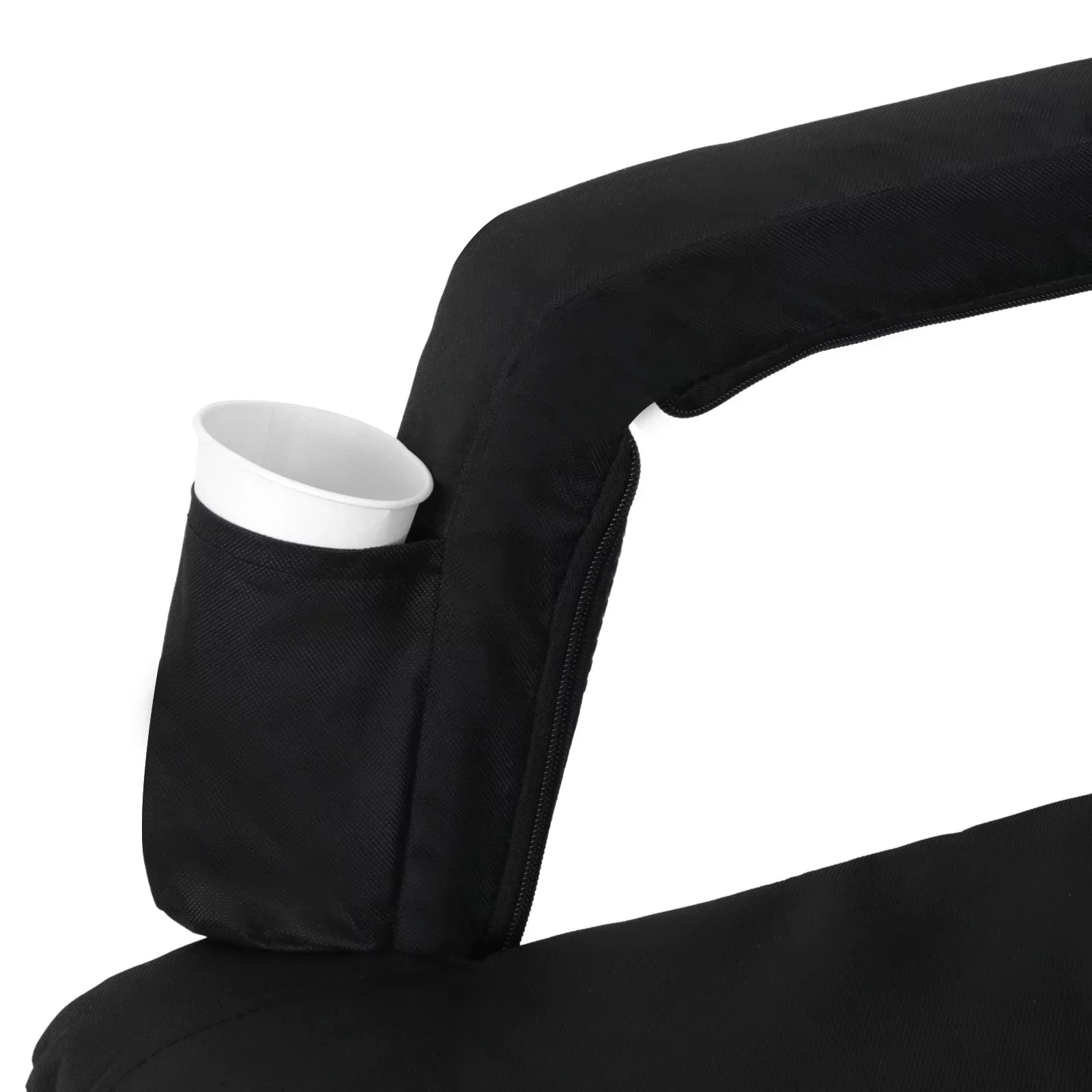6 Reclining Chair Positions, Black Bleachers Stadium ZENY Cushion W/Padded Seat Reclining -