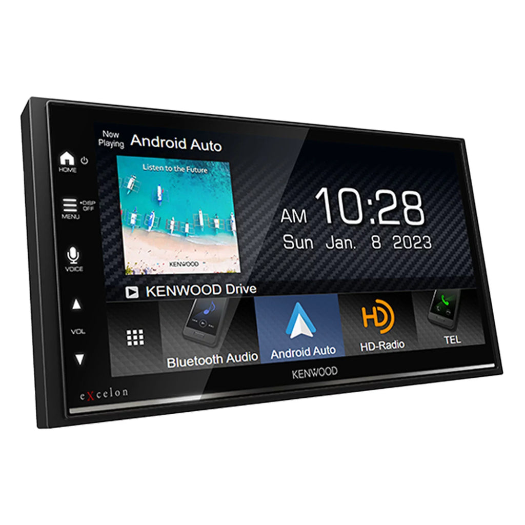 Rear DMX809S Kenwood License Receiver with Digital Multi-Angle Camera View Multimedia with CMOS-320LP Plate Mounting