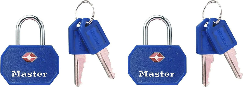 (Pack 1-1/4 Keyed Assorted 4681TBLR Wide, Luggage Lock, TSA-Accepted Of Colors, In. 2)