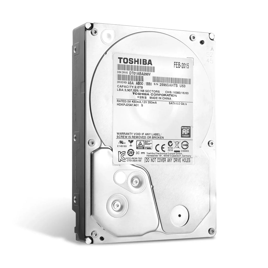 Professional Internal DVR 3.5-inch Drive 2TB Hard System, DVR/NVR Surveillance Drive Drive, for CCTV Camera Bare Hard Security
