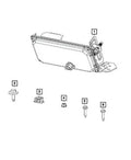Camera New Genuine 2021-2021 OE Module Mopar Forward 68475159AG Facing