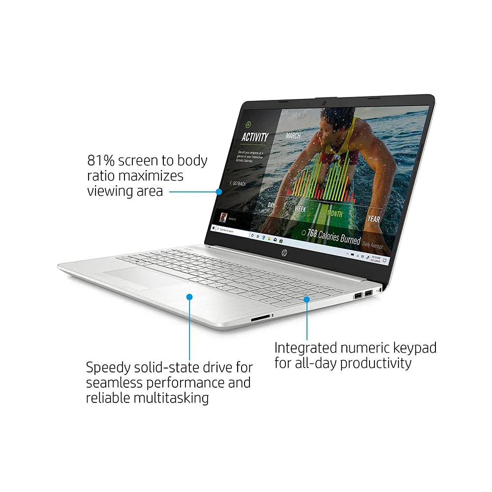 Laptop Core RAM, 32GB HD SSD, 11th Gen Iris HP i5-1135G7(Beats Graphics, Silver, 512GB Xe Card FHD DDR4 Windows Computer, Stereo Webcam, 15.6 USB i7-1065g7), Speakers, 2021 10, PCIe 12GB