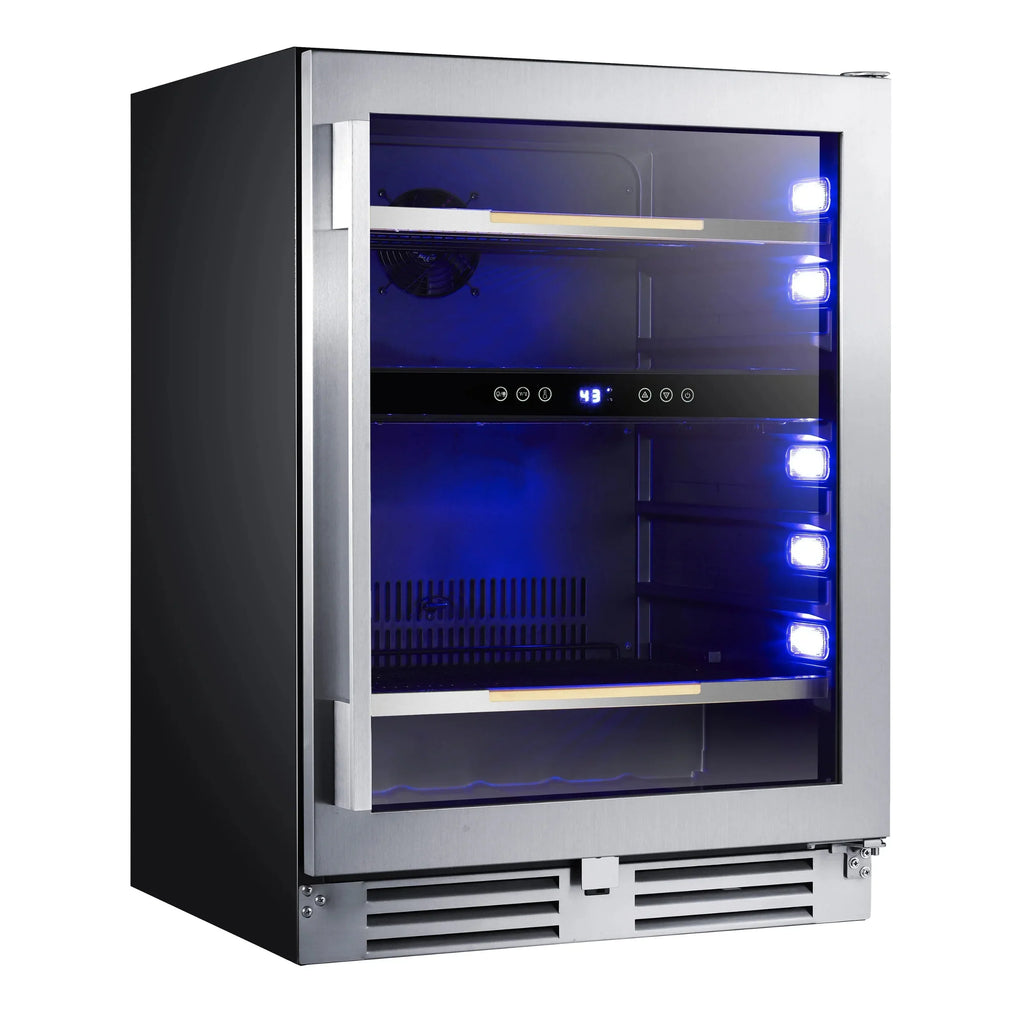 Steel Center, ELITE (ARFSE55R3S) Beverage Series Avanti in Stainless 125 Can Capacity,