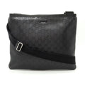 (Good) Pre-Owned Black Imprime Shoulder Bag Crossbody Leather PVC GG 201446