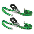 Tie 16 Pack 2 Green Ratchet, with ft. Keeper Down - 8938565 lbs 1000 of