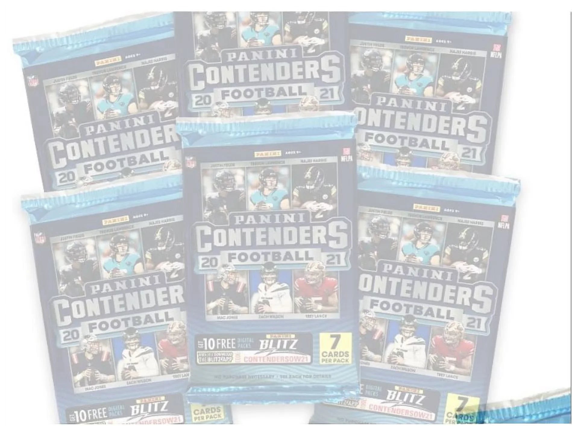 Box Football NFL 2021 Blaster Card Trading Contenders Panini