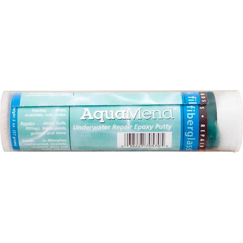 Putty, Epoxy Systems 600470570 AquaMend, 2oz Underwater Polymeric Stick