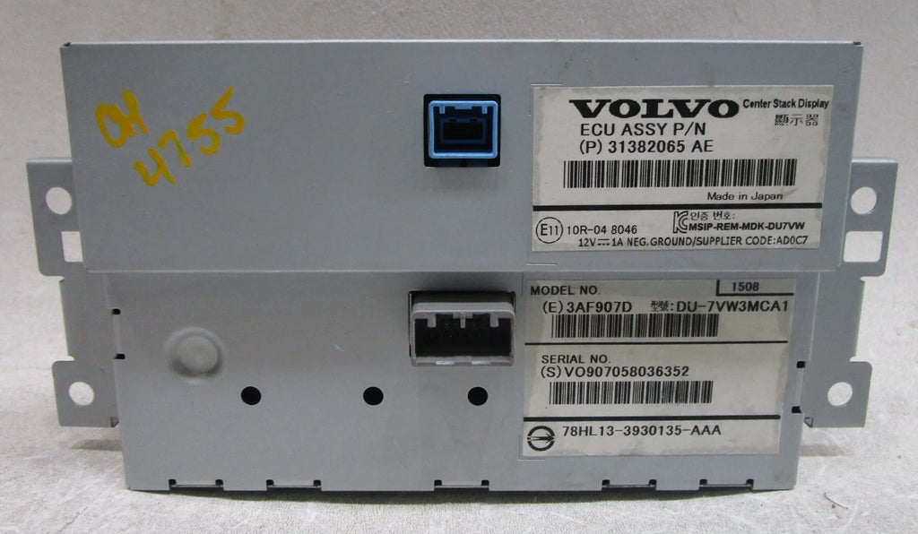 Information 16 (Good) 2016 Pre-Owned Screen Display LKQ Volvo OEM XC60 31382065AE 7