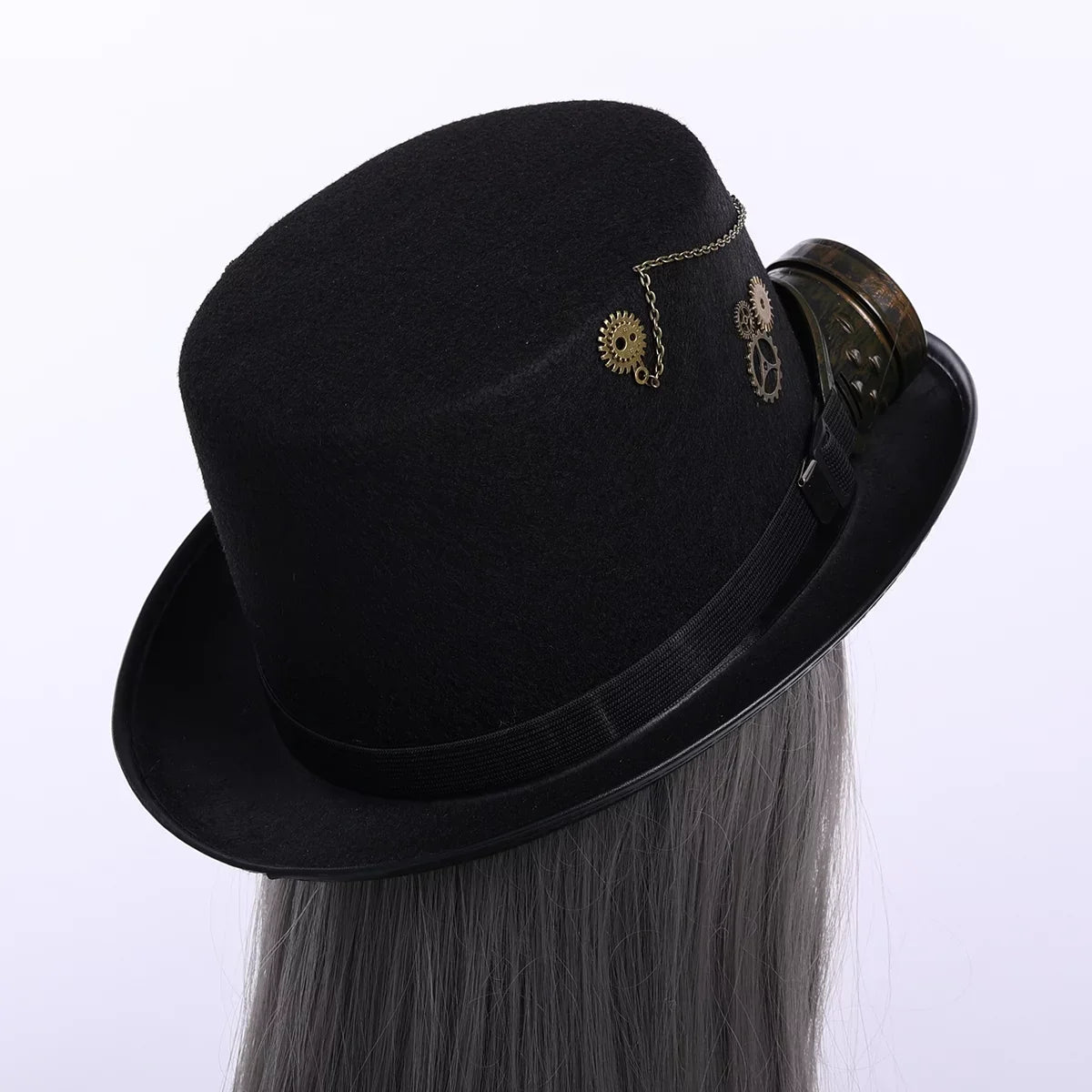 Steampunk Hallo Gothic Top GRACEART Unisex Punk Hats Goggle with Hat