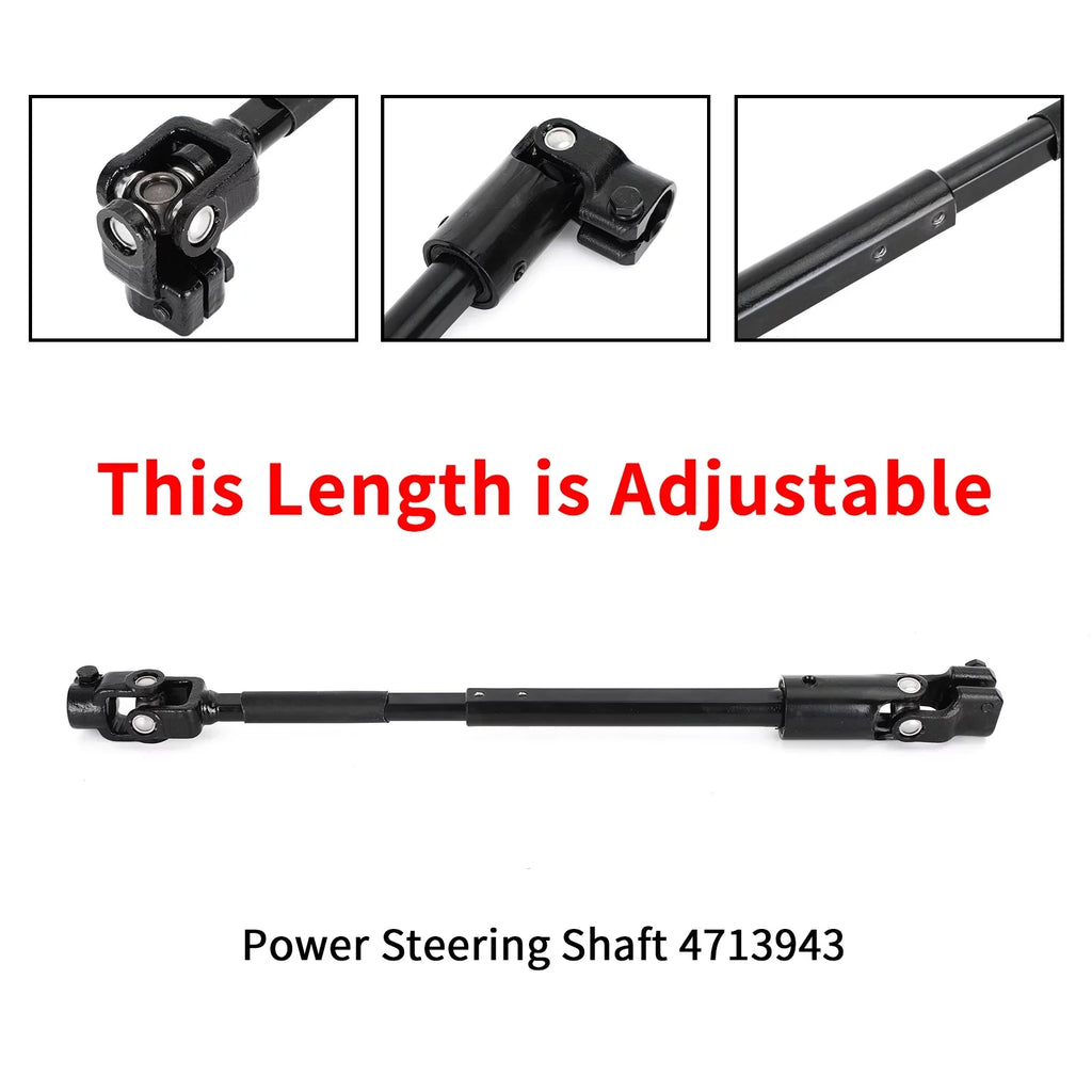 For Power JCXJ84 XJ Jeep 4713943 Shaft Steering Cherokee 1984-1994