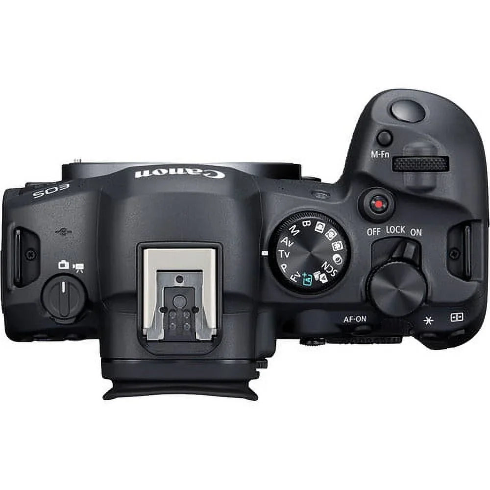 Charger f/4-7.1 + + Camera Software 24-105mm LPE6 Lens + Battery Mirrorless Light External 64GB Case 2 Corel x + Reader + Mark + EOS LED Card + with Canon II Card Memory (5666C018) + Photo More R6