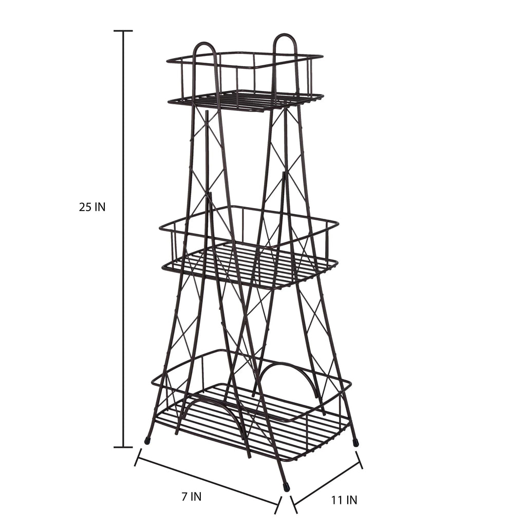 Eiffel 7"x Spa Collection 11"x Tower H Tier Tower, Ville Paris Lumieres Des 3 24.8" ELLE