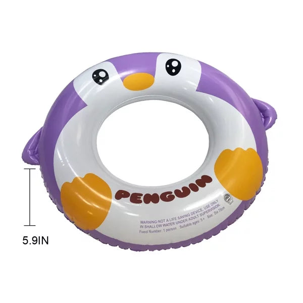 Gun + liquid Yejaeka 1 Capacity Ring Penguin 3 Print Large Swim Kids