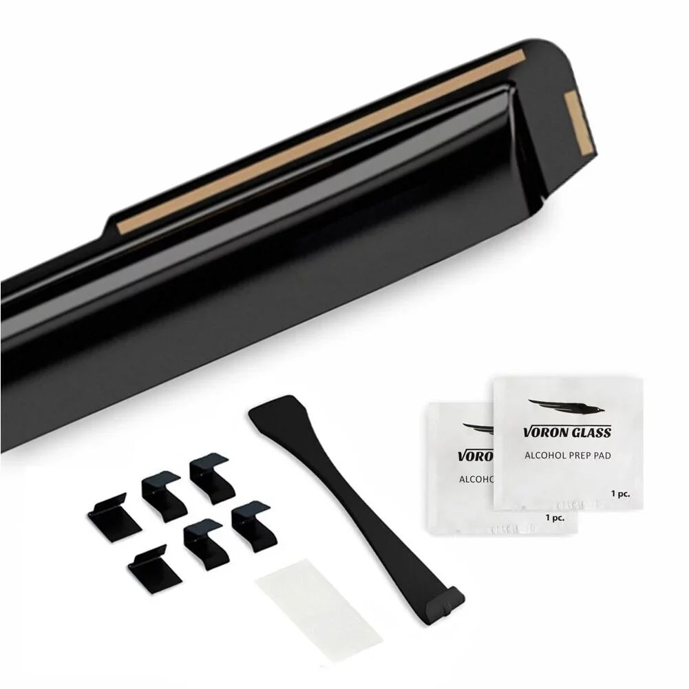 Honda Rain 2016-2021 200508 Window Guards Visors, Window Extra 4 for Voron Vent Civic Durable Deflectors, - Glass Sedan, in-Channel Pieces