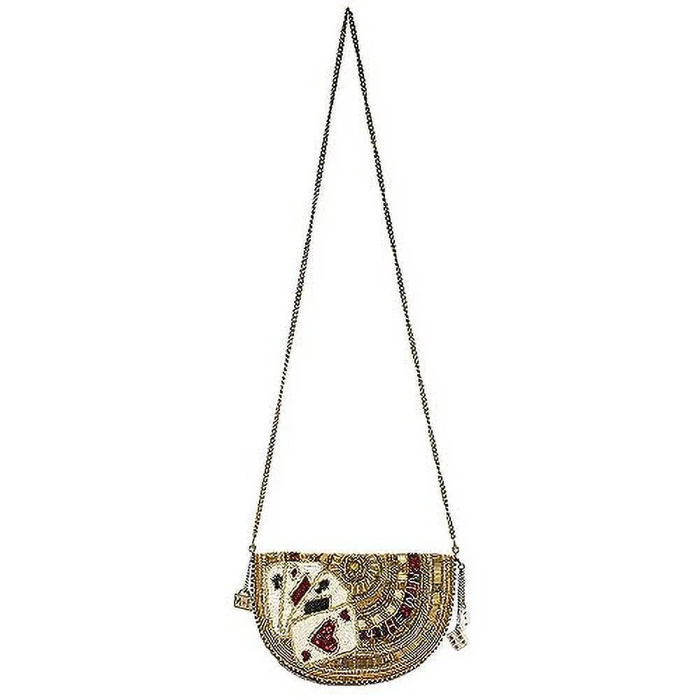 Crossbody Handbag, Clutch Frances 4 Casino Mary the Gold Win