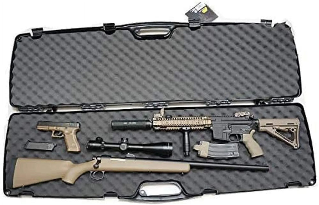 Rifle/Shotgun Double Scoped SE Case, Black Plano