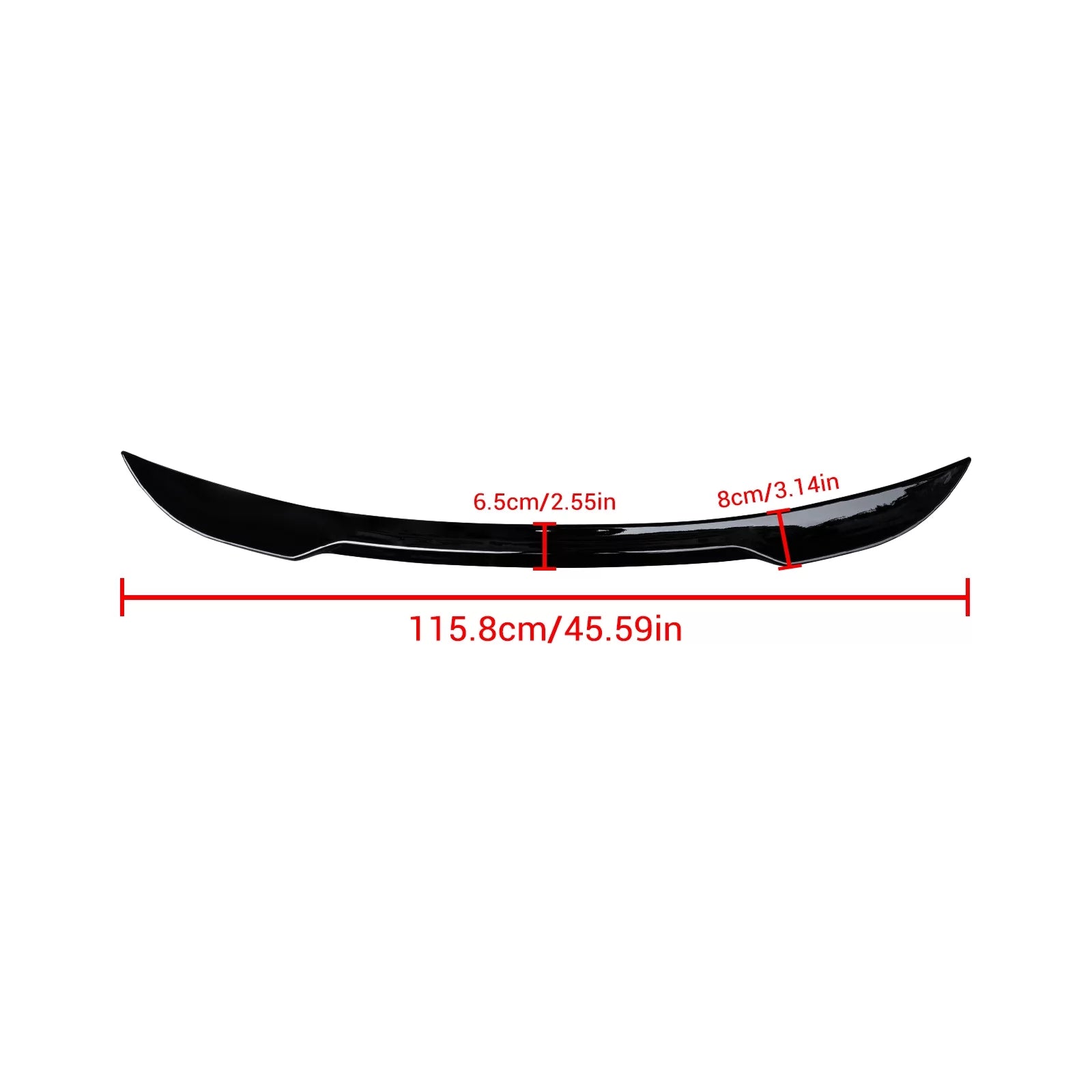 Hatchback Tail Gloss Spoiler ABS Civic for Black Rear Honda NINTE 2022-2023 Wing Trunk 11th