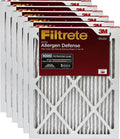6-Pack, Pack Filter, Allergen 1 24 Air x up Airflow 14 AD23-6PK-2E MPR to Defense Count Guaranteed of 90 1 Micro x HVAC 1000 Filtrete 6 days,
