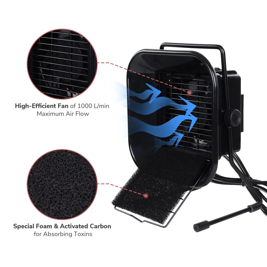 Extractor ESD Soldering Solder Remover 1000L Fume Air Filter Absorber Fan Smoke
