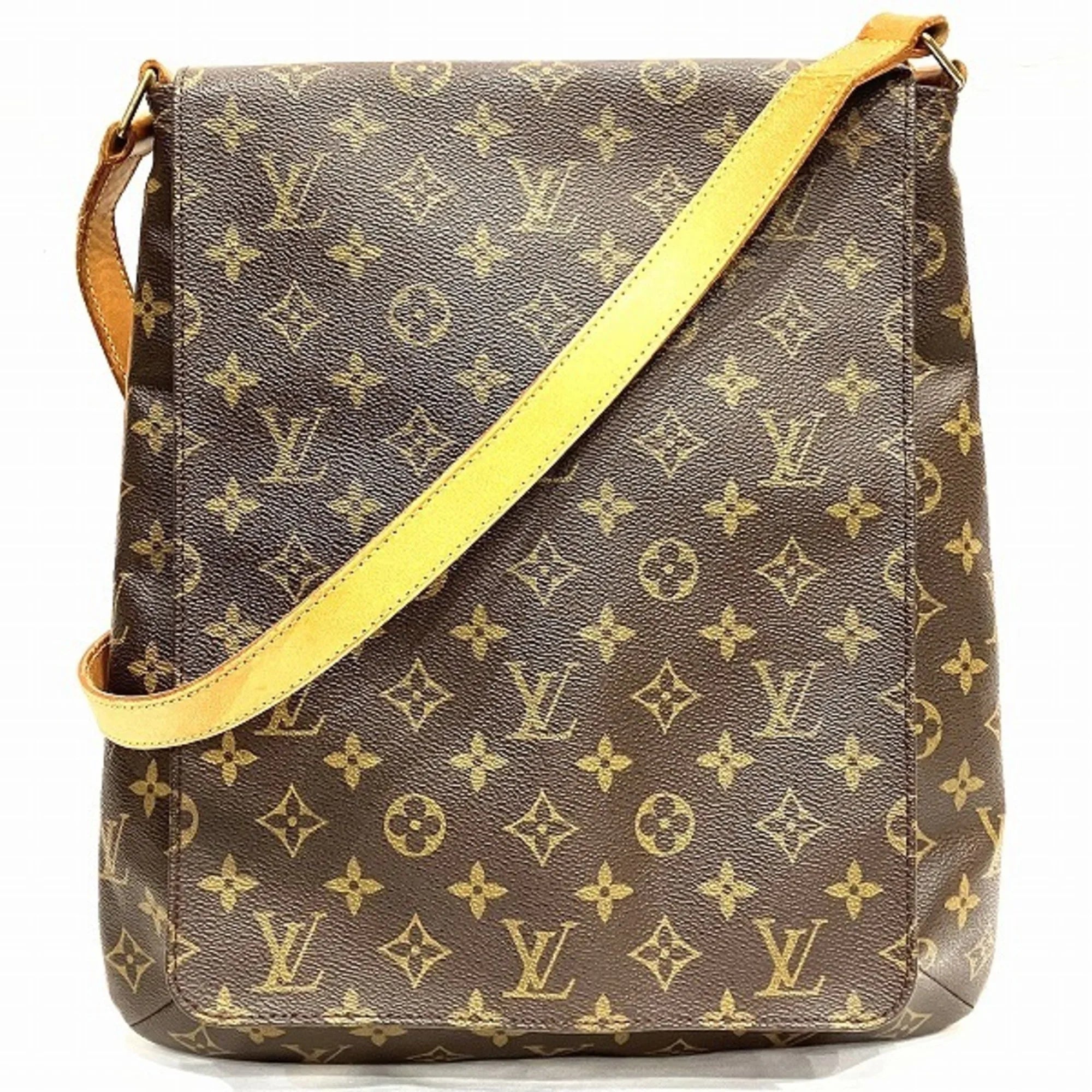 Monogram (Fair) Shoulder Women Pre-Owned M51256 Men Musette Bag