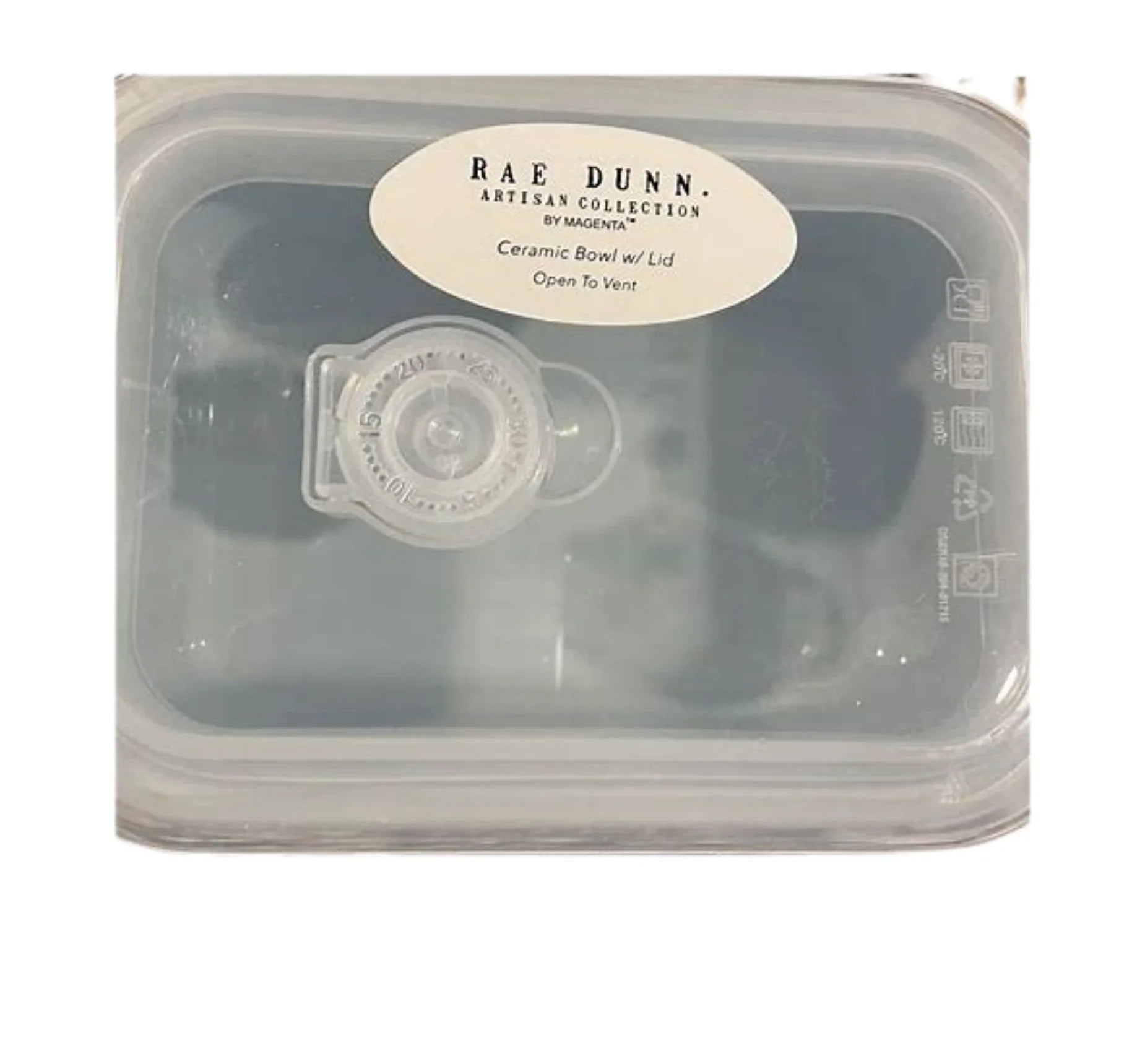 Rae Letters Black Kitchen Ceramic Dunn TREATS Vent Lid EASTER Rectangle Easter LL Leftovers and Bowl Blue with