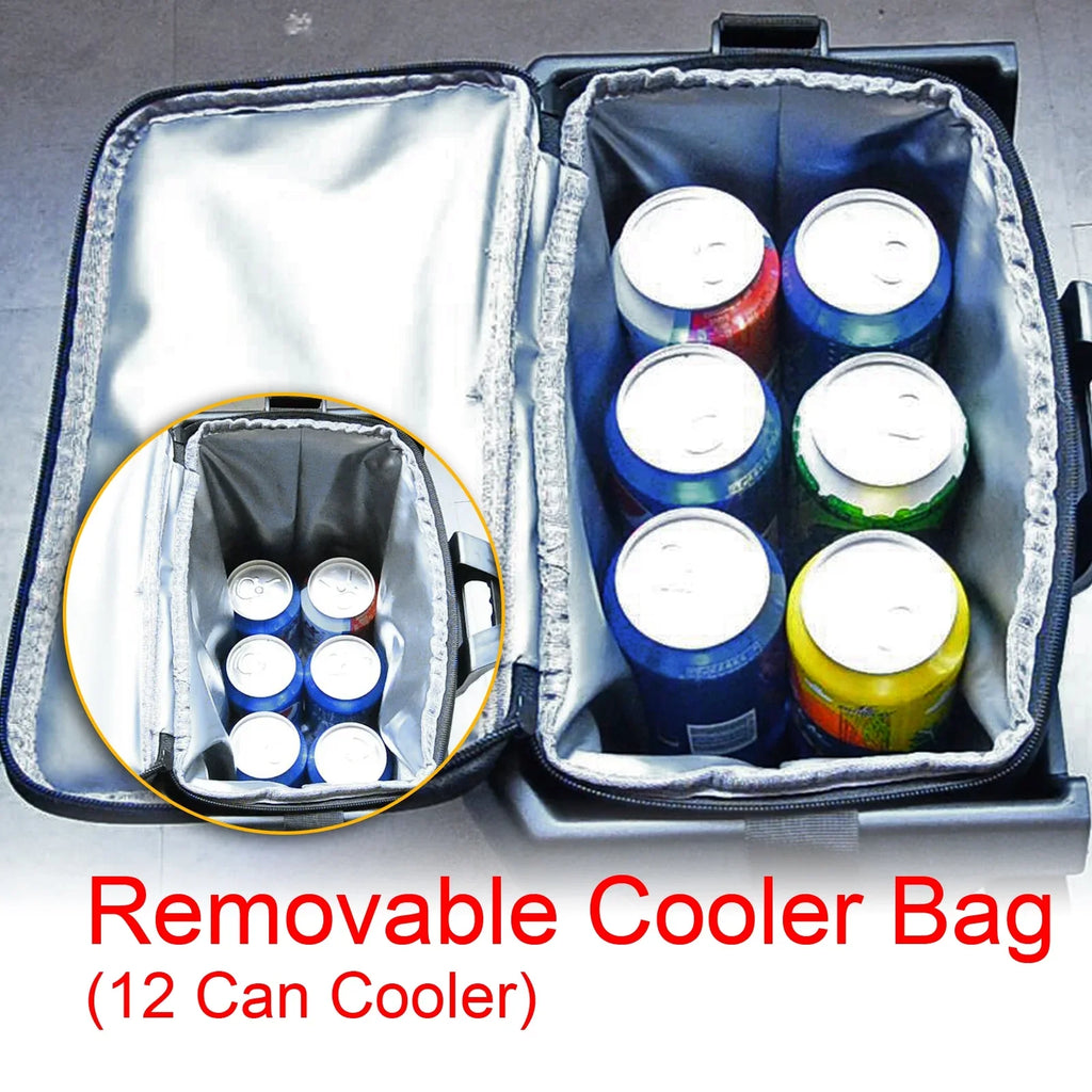 Cooler -2022 Max Storage Cooler Can Underseat Storage Fit UTV Under Removable for Bag Am Defender Seat 2016 Box Bin