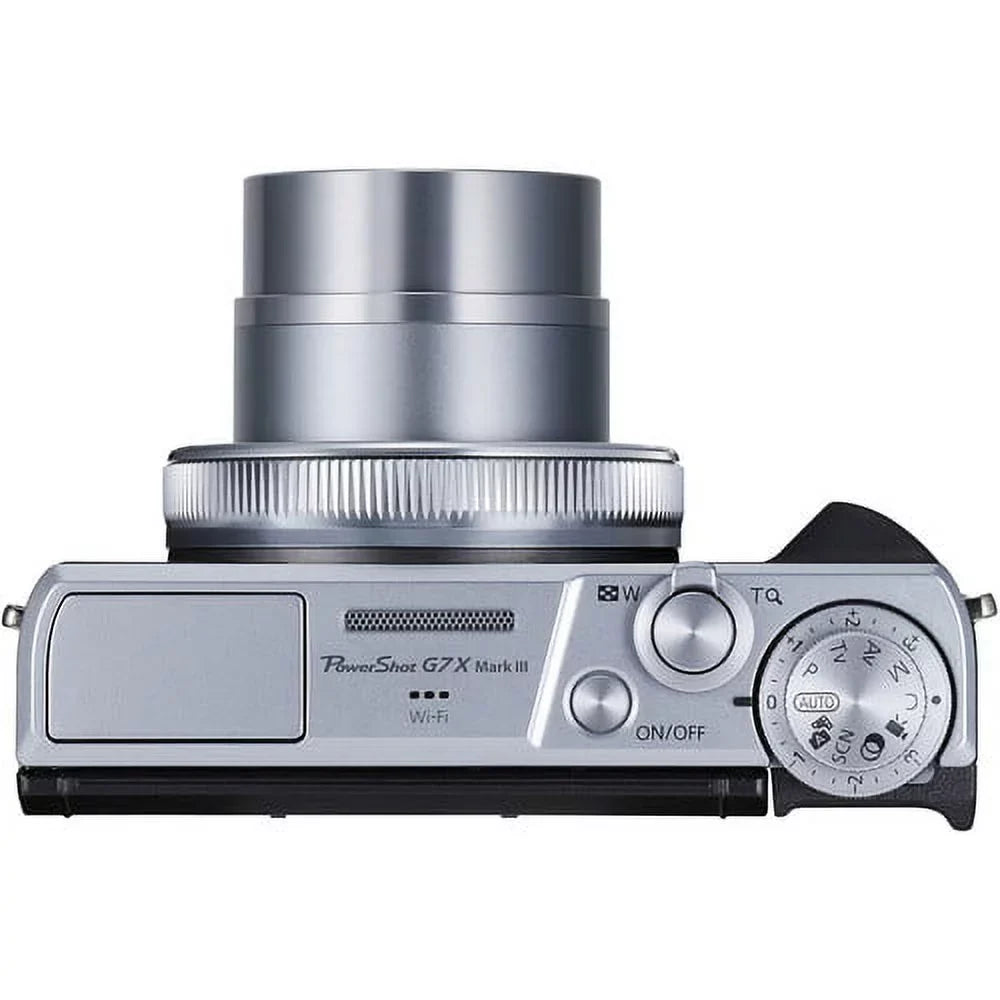 Digital International Accessories - Silver Bundle - 20.1-Megapixel Premium Mark X Canon Camera - G7 Version III - PowerShot