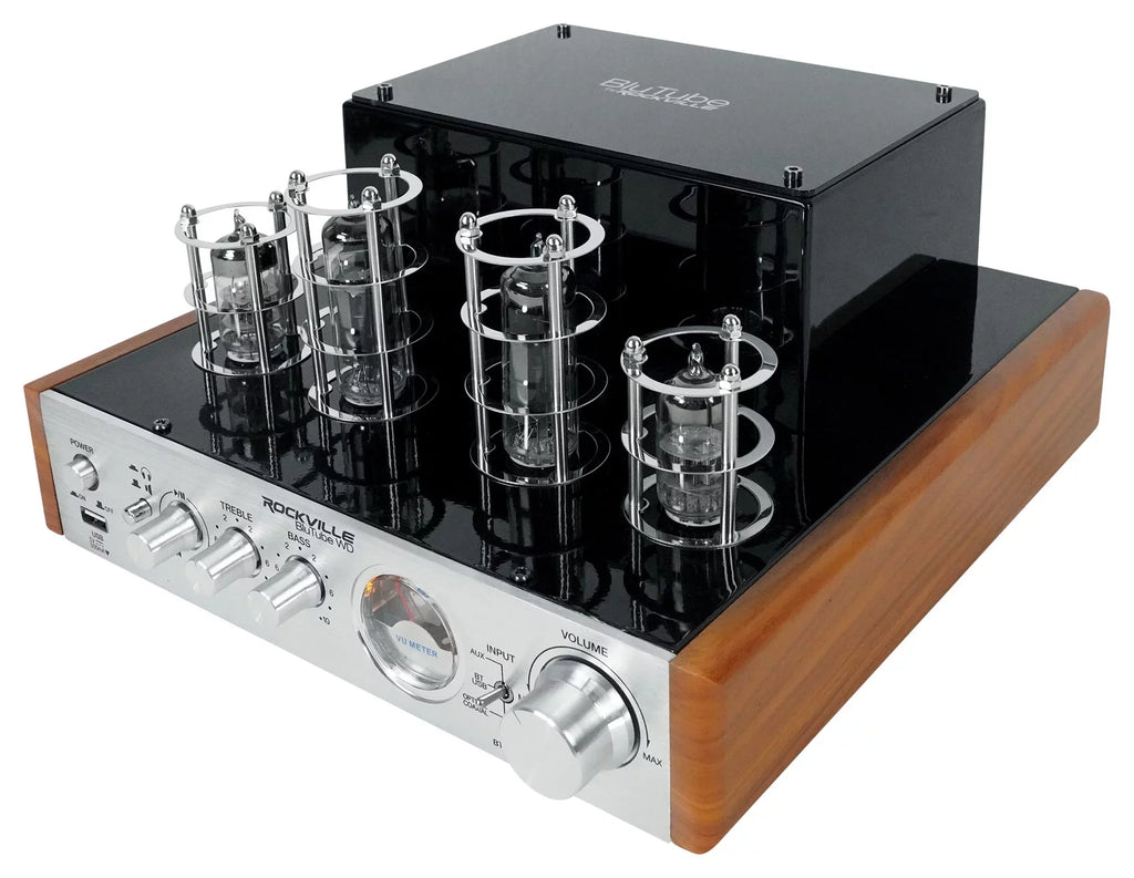 Receiver Bluetooth Tower Speakers BluTube (2) Amplifier/Home Rockville + WD Tube