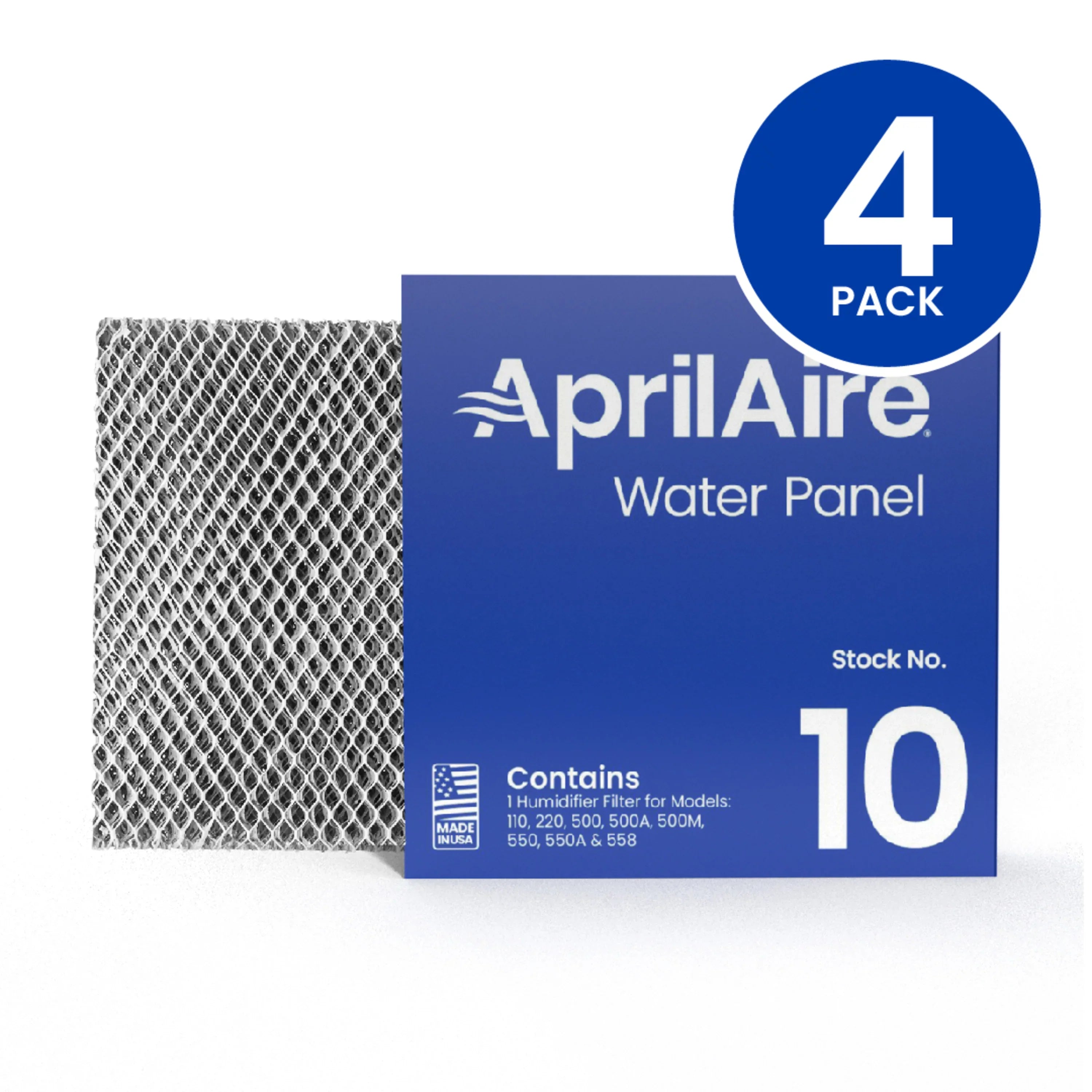 AprilAire 4) 500A, 500M, liquid 550, 110, Panel Models 220, Whole-House of (Pack Humidifier 558 for 550A, AprilAire Replacement 10 500,