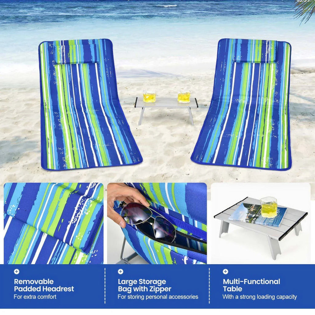 '- with - Lounge Luxurious versatile Set set! in 22.0 design comfort Unwind our on-the-go and Beach Chair