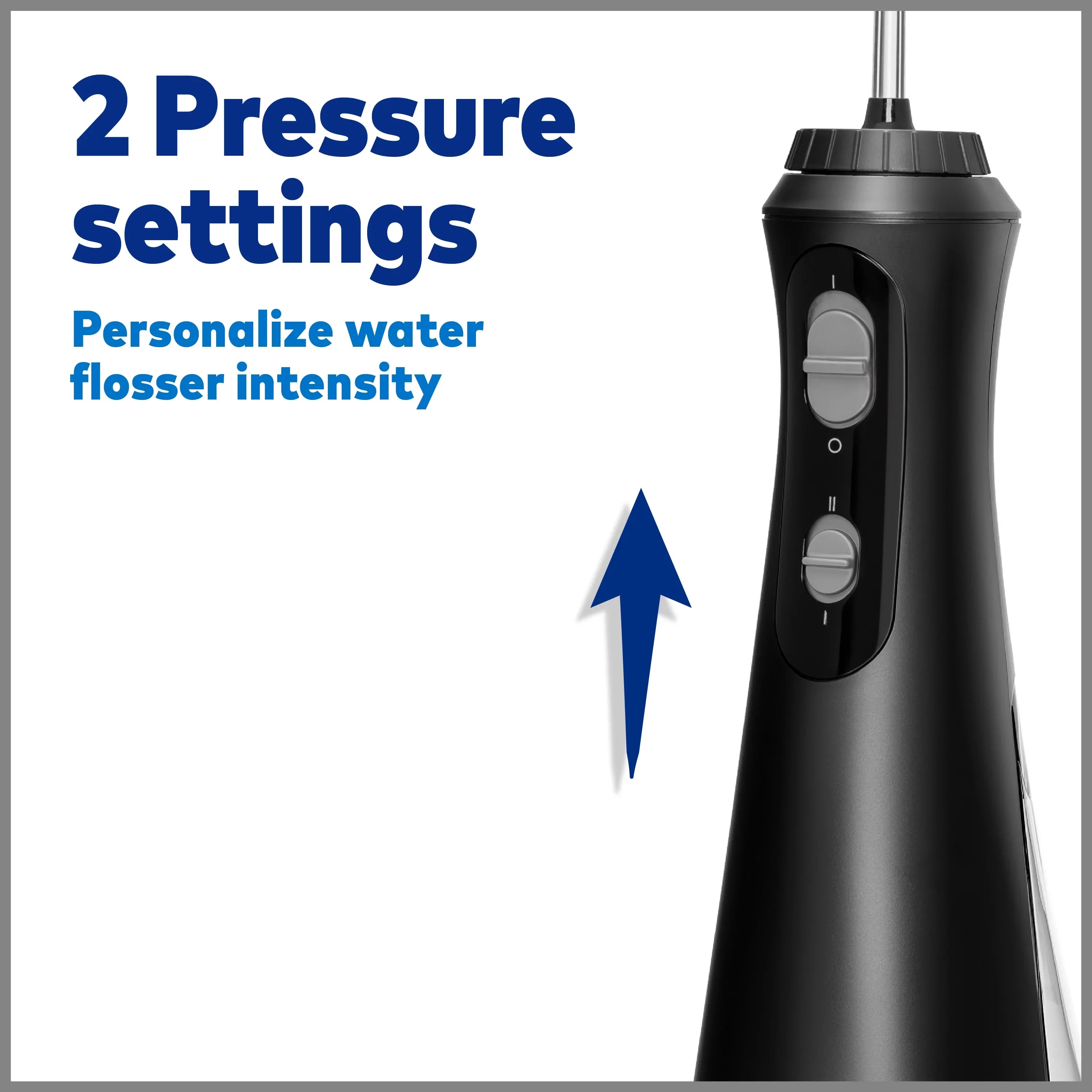 Black Waterpik Oral Portable liquid Cordless Plus Flosser Irrigator,