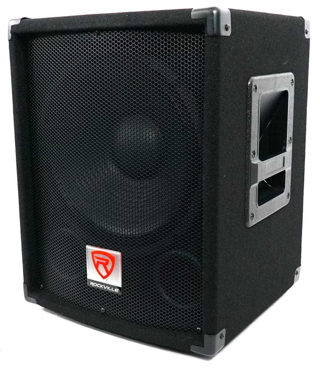 Mount Passive Watt SBG1128 Cabinet/Pole 12" DJ 600 MDF Subwoofer, Rockville Pro