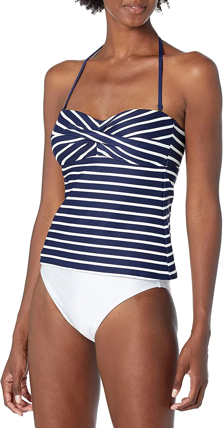 Capri Top Bandini Striped Womens Swim Blanca Tankini La