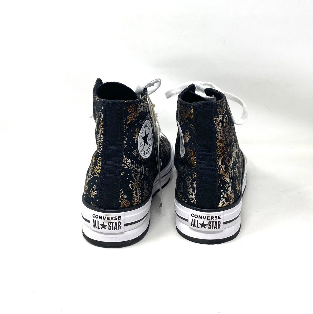 Black Kids Lift Top Platform A01511C Women's High Canvas CTAS Sneakers Converse