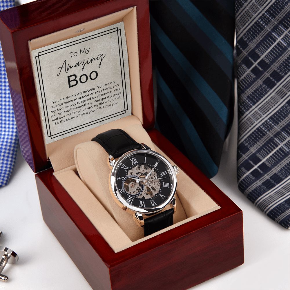 Box Gift Openwork + Same The Not Men's for Watch - Would Life Him My Watch - Be
